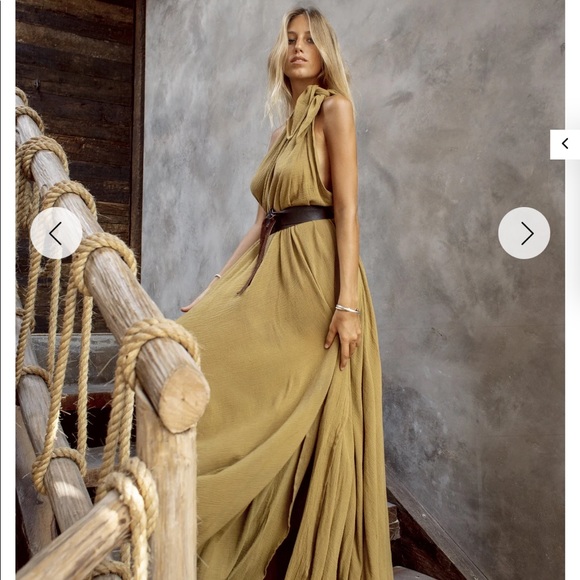 LA TROUPE COTTON GAUZY MAXI DRESS (one size) - Picture 10 of 11